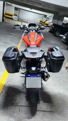 Kit Baú Lateral Alumínio Preto Honda Nc750x Mt/ Dct +suporte