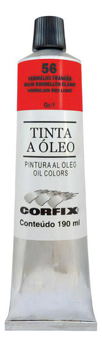 Tinta Oleo Corfix G1 56 Vermelho Frances 190ml