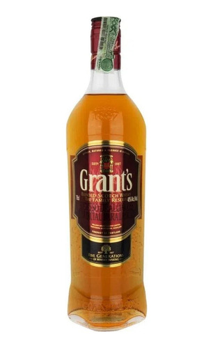 Whiskey Grant's Litro 1000ml 8 Años Env - mL a $115