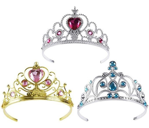 Tiara De Princesa, Diadema, Conjunto De Vestir Para Niñas Pe