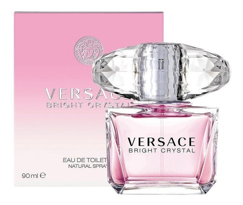 Perfume Dama Versace Bright Crystal 90 Ml Edt Usa Original