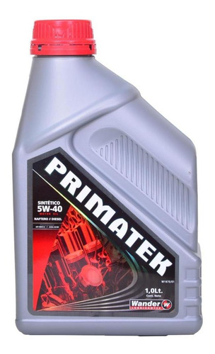 Aceite De Motor Sintético 5w40 Wander X 1 Lt X 6u. Gol