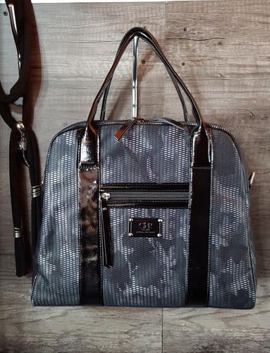 Imagen 1 de 1 de Cartera Cuero Pu Morral Bolso Mod 10 Estilo A Vos
