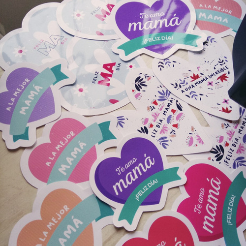 Imagen 5 de 5 de Set De Etiquetas/tags Imprimibles Día De La Madre - 16 U.