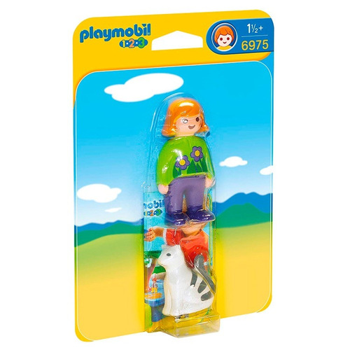 1.2.3 Mujer Con Gato 6975 - Playmobil 