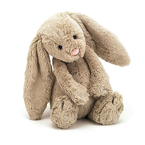 Conejito De Peluche Jellycat Color Beige, Mediano, 12 Pulgad