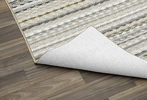 Alfombra Moderna Resistente A Manchas 120 X 180 Cm