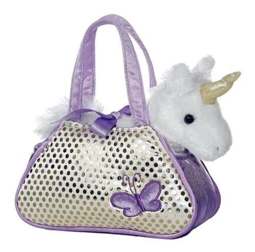 Bolso Para Llevar Peluche De Mascota Unicornio