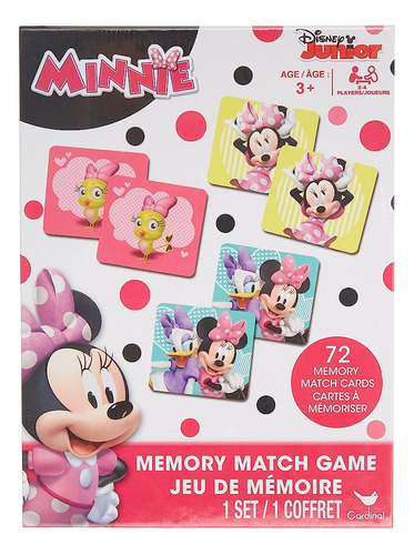 Disney Minnie Mouse Memory Match Game - Imágenes Juego De 72
