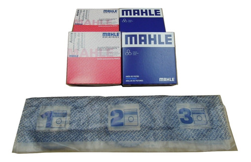 Juego Aros Cromado Mahle Para Fiat Linea 1.9 16v. Nafta