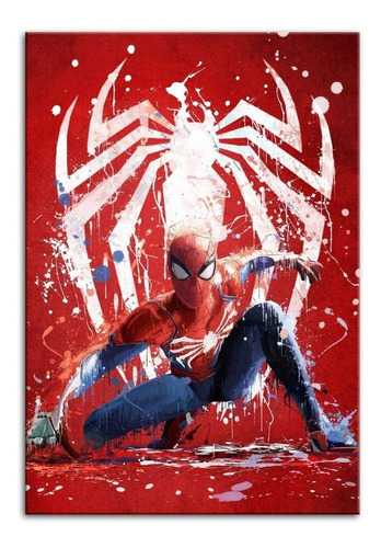 Quadro Decorativo Spider-man Personalizado Em Mdf