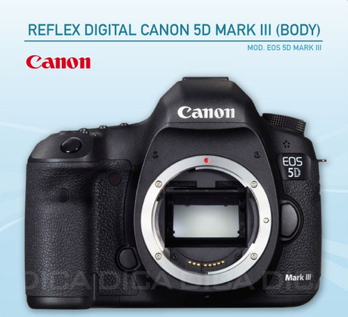 Camara Canon 5d Mark Iii (3) Body 22mp - Full Hd