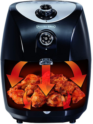 Freidora De Aire Canasta Antiadherente 1.5 L Proctor Silex