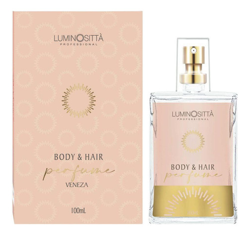 Perfume Para Cabelo E Corpo Veneza 100 Ml Luminosittà