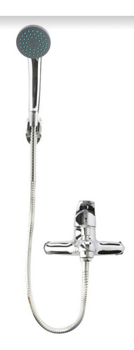 Llave Tina Ducha Monomando Cromada Set Completo