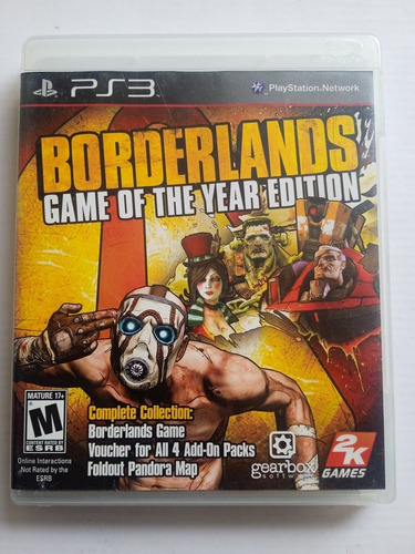 Borderlands Game Of The Year Físico Playstation 3 