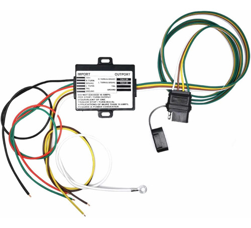 Traila Convertidor Para 4 Vias Conector Traila Remolque