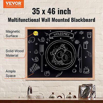 Vevor 35 X46 Rustic Wood Framed Chalkboard Wall Hanging Zzi
