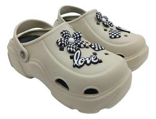 Sandalia Dama Casual Plataforma Pines Tallas 23 A 26 Gf-9007