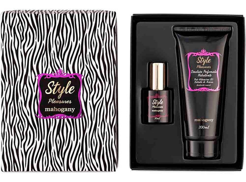 Kit Style Pleasures Fragrância 30 Ml E Hidratatante 200 Ml