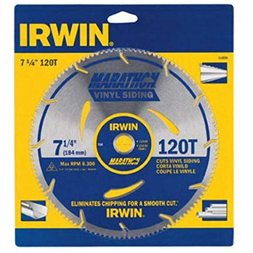 Irwin Industrial Tool Hoja Sierra Circular Para Vinilo 7