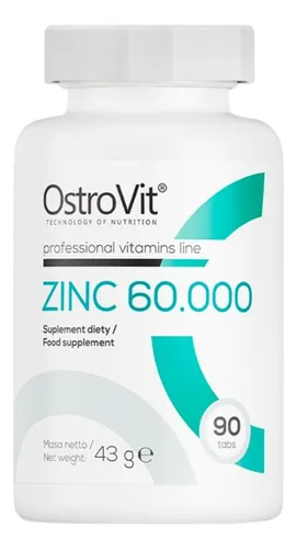 Zinc 60.000 90 Tabletas - Ostrovit