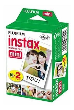 Fujifilm Instax Mini Instant Film 2 Pack = 20 Hojas (blancas