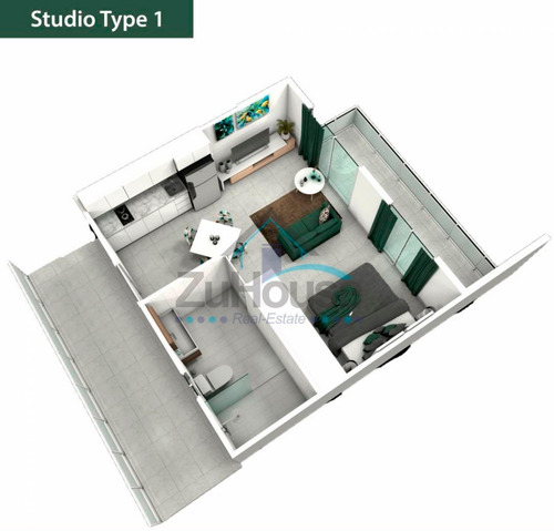 Imagen 4 de 9 de Apartaestudio 3er Nivel En Complejo Turístico Sosua Wpa70