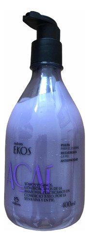 Natura Ekos Acaí Crema Hidratante 400 Ml Fragancia Acaí Açaí