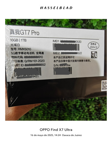 Realme Gt7 Pro 16gb/1 Terabyte, A Msi, Con Rom China/inglés, Equipo En Caja Sellada. Blanco (Usado)