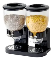 Comprar Dispensador Doble Llave Para Alimento Cocina Cereales Snack