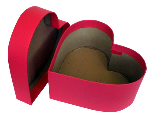Caja Decorativa Corazón De Cartón Para Regalo 19x20x9 Cm 