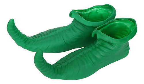 Zapatos De Payaso De Halloween Green Carnival Para Mujeres Y