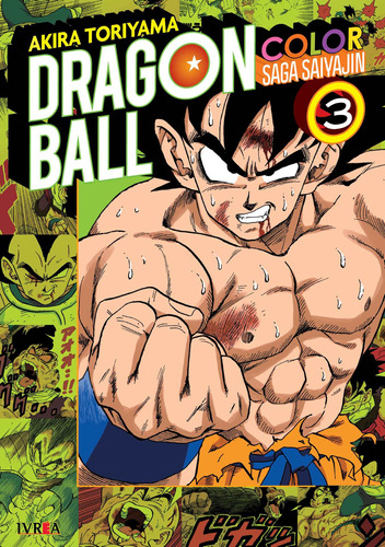 DRAGON BALL COLOR - SAGA SAIYAJIN 3, de Akira Toriyama. Serie Dragon Ball Color - Saga Saiyajin, vol. 3. Editorial Ivrea, tapa blanda en español, 2022