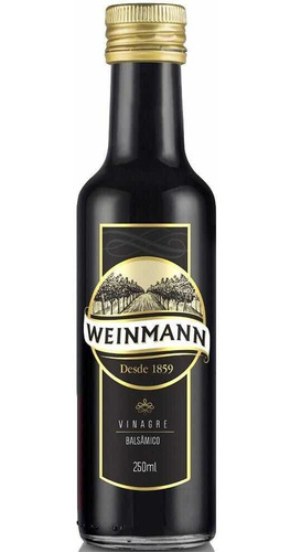 Vinagre Aceto Balsâmico Weinmann 250ml - Kit 2 Unidades