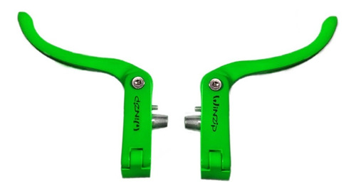 Manillas De Freno Winzip Verdes De Aluminio Para Fixie