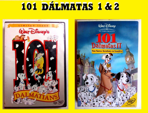 101 Dálmatas 1 & 2 Disney Dvd