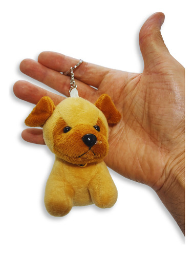 Kit 6 Bichos De Pelúcia Cachorro Misto Chaveiro Para Bolsa
