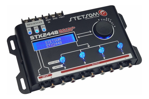 Crossover Processador Audio Digital Equaliza Stx2448 Stetsom