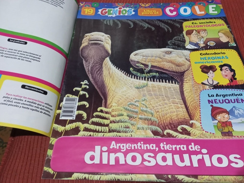 Suplemento Revista Genios Libro Para El Cole Los Dinosaurios (Usado)