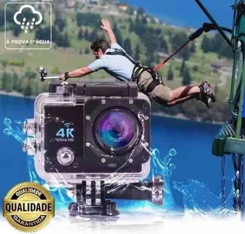 Câmera A Prova D'água Full Hd 4k Go Cam Ultra Pro Sport Ação