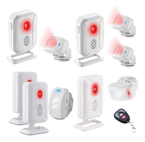 Detector De Sensor De Movimiento Inalámbrico, Alerta De Segu