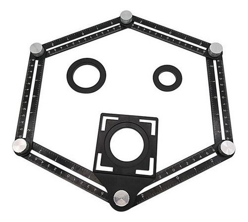 Regla De Posición De Medición Multiángulo De Aluminio Plegab