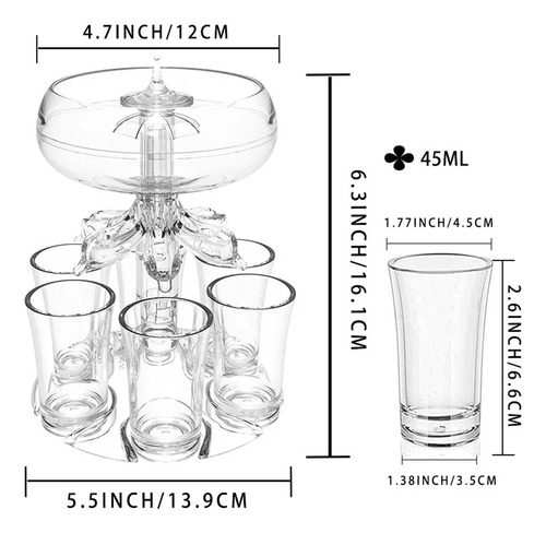 Set De Dispensadores De Bebidas Para Fiestas Con 6