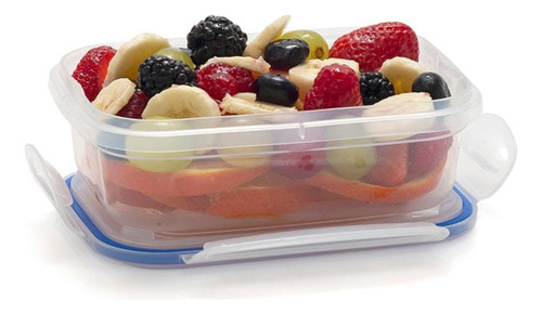 4 Contenedor Cubasa Envase Super Sello Tuper 700ml 17x12x6cm