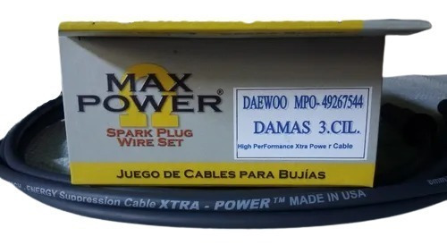 Cables De Bujias Daewoo Damas 3 Cil