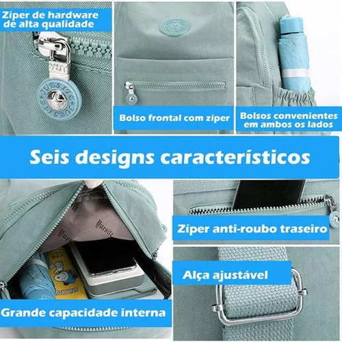 Mochila Universitaria Para Mujer Con Correa Reforzada