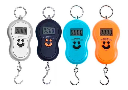 Balanza Digital Portatil De Viaje Pesar Valija 50kg Luz Led