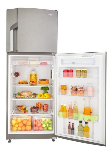 Imagen 4 de 5 de Nevecón no frost Haceb Himalaya H7164NT44 titanio con freezer 448L 115V