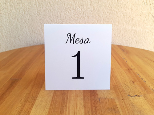 10 Numeros Mesa Indicador Casamiento Boda 15 Cumple Centro